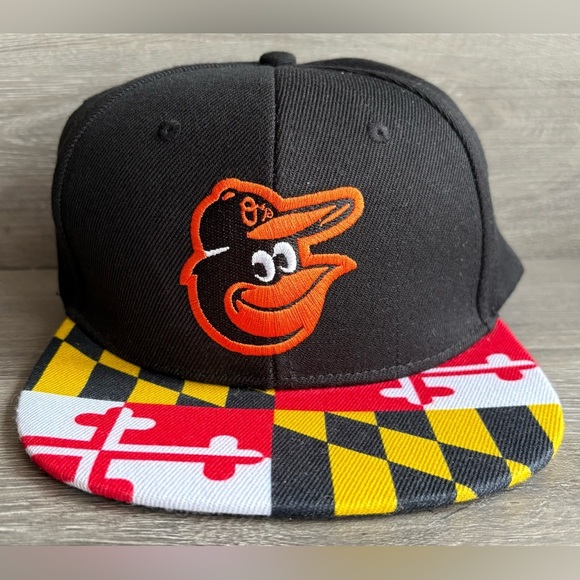 Baltimore Orioles MLB Maryland Flag Snapback Hat SGA - Picture 1 of 3